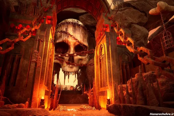 عکس بهشت و جهنم کودکانه