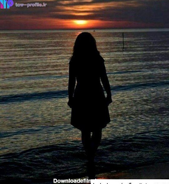  عکس شاد غروب آفتاب دخترانه