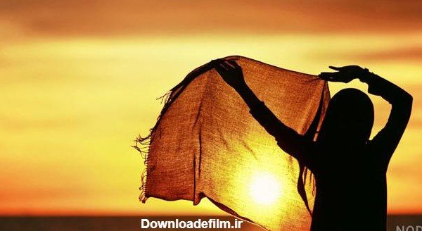  عکس شاد غروب آفتاب دخترانه