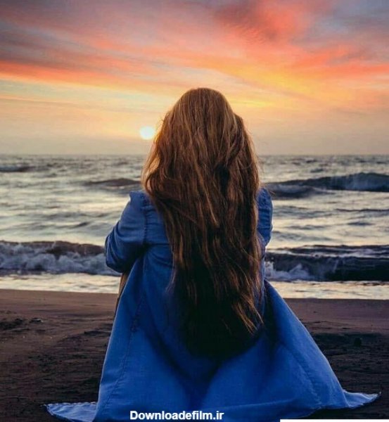  عکس شاد غروب آفتاب دخترانه