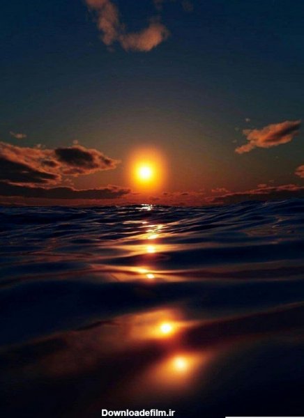  عکس شاد غروب آفتاب دخترانه