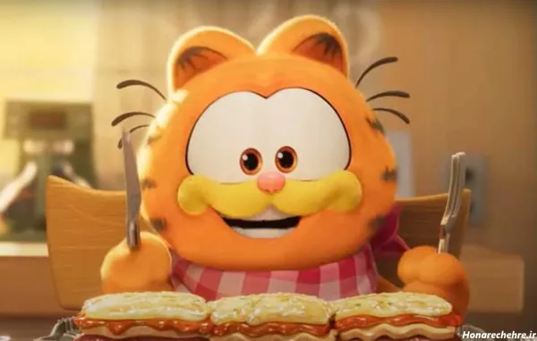 عکس گربه نارنجی کارتونی
