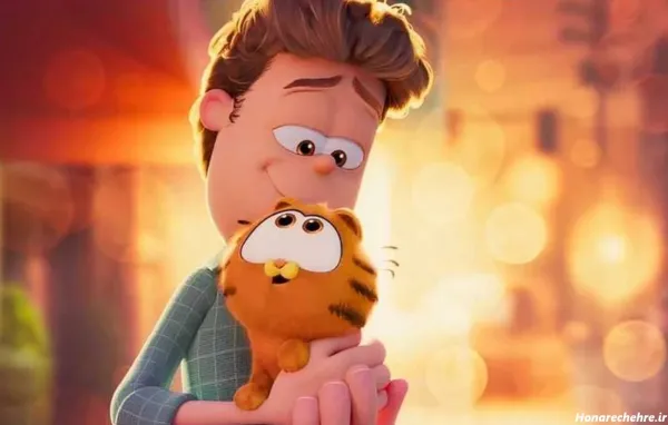  عکس گربه نارنجی کارتونی