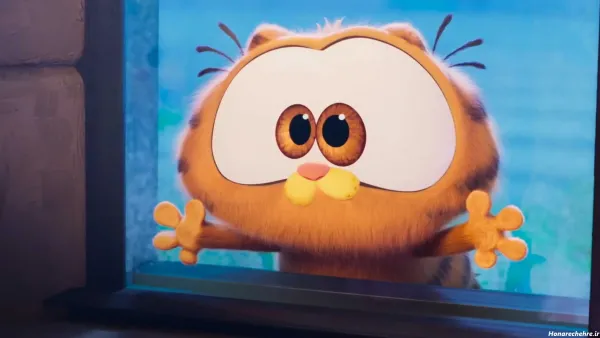  عکس گربه نارنجی کارتونی