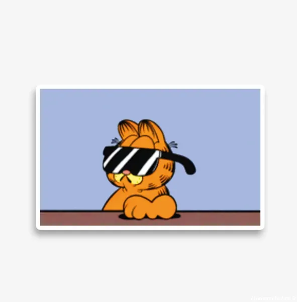  عکس گربه نارنجی کارتونی