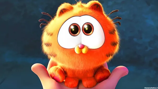  عکس گربه نارنجی کارتونی