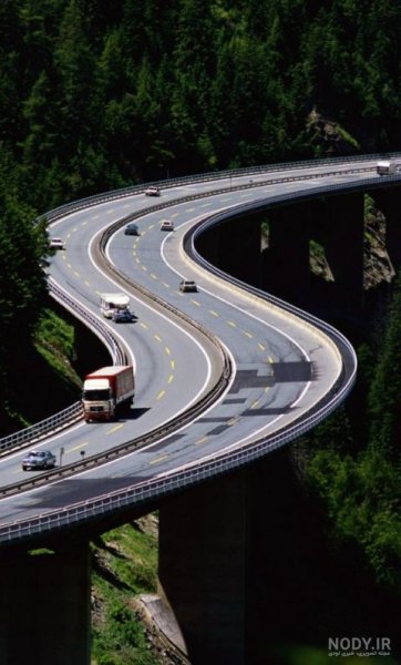 عکس جاده واقعی