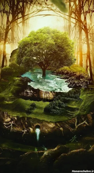  عکس پس زمینه سه بعدی طبیعت