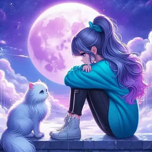  والپیپر انیمه 4k دخترانه