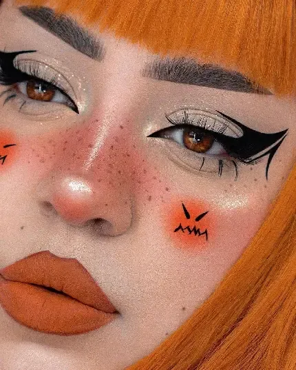  بک گراند دخترونه با آرایش رنگارنگ