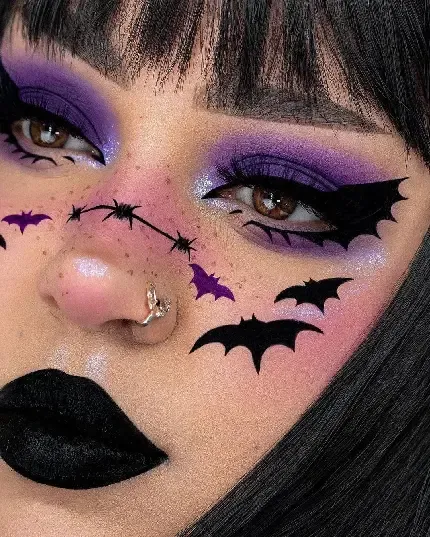  بک گراند دخترونه با آرایش رنگارنگ