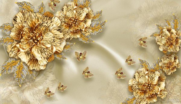  عکس پروانه مشکی طلایی برای تلگرام