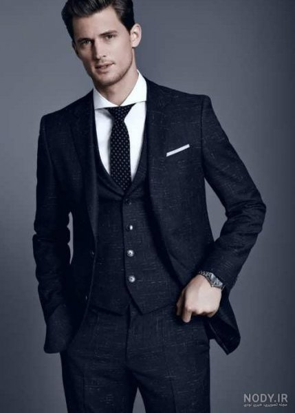  عکس مرد جنتلمن با کت و شلوار