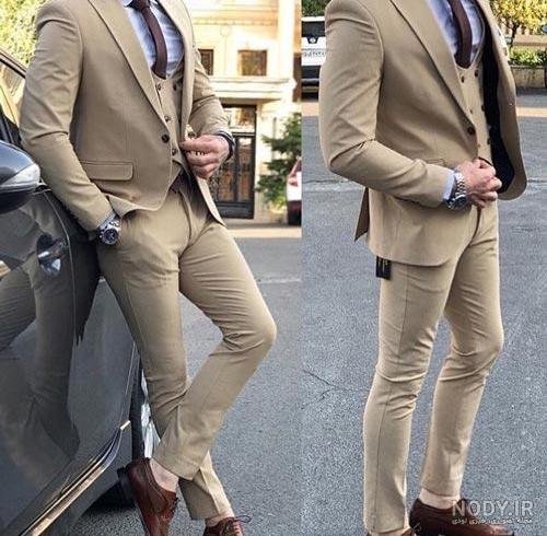  عکس مرد جنتلمن با کت و شلوار