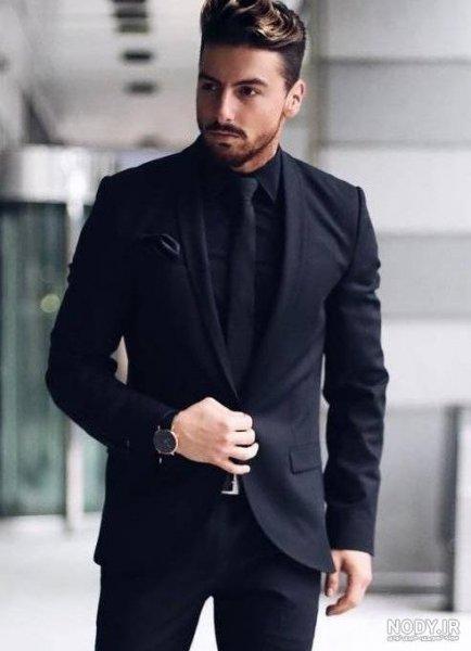  عکس مرد جنتلمن با کت و شلوار