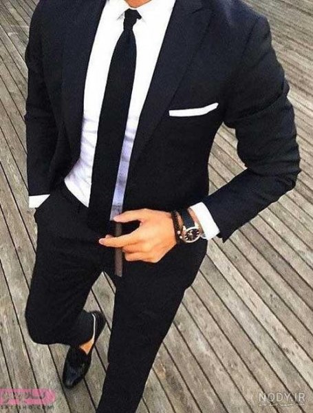  عکس مرد جنتلمن با کت و شلوار