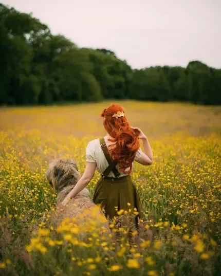  عکس مادر و بچه در دشت برای پروفایل