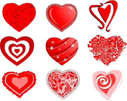  عکس قلب های کوچک قرمز فانتزی