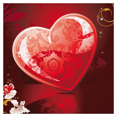  عکس قلب قرمز فانتزی برای پروفایل