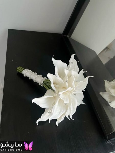  عکس دسته گل طبیعی عروس