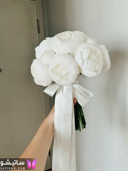  عکس دسته گل طبیعی عروس