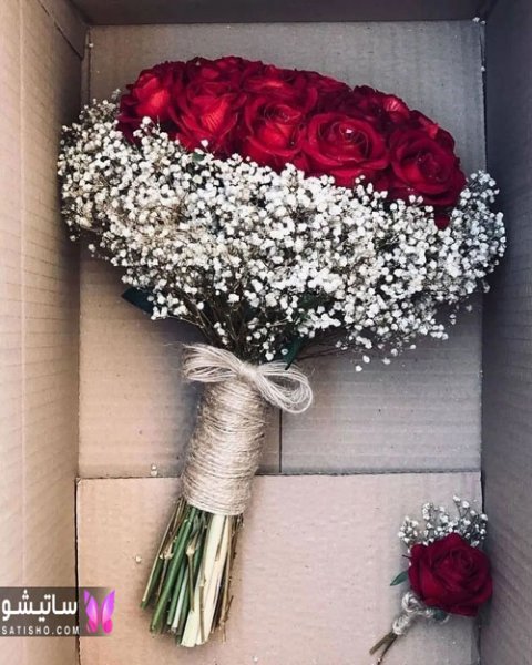  عکس دسته گل طبیعی عروس