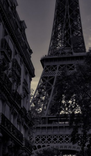  عکس سیاه سفید برج ایفل برای پروفایل