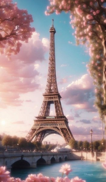 زیباترین عکس برج ایفل