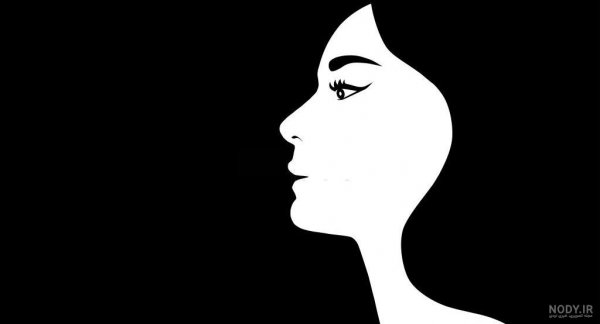  بک گراند سیاه سفید دخترانه