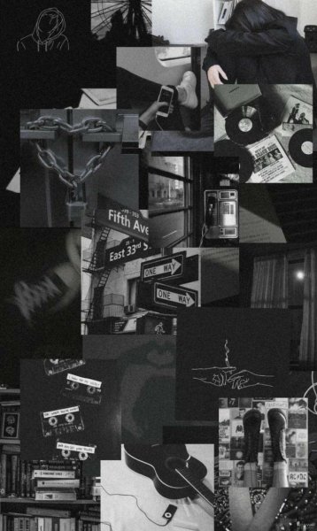  بک گراند سیاه سفید دخترانه