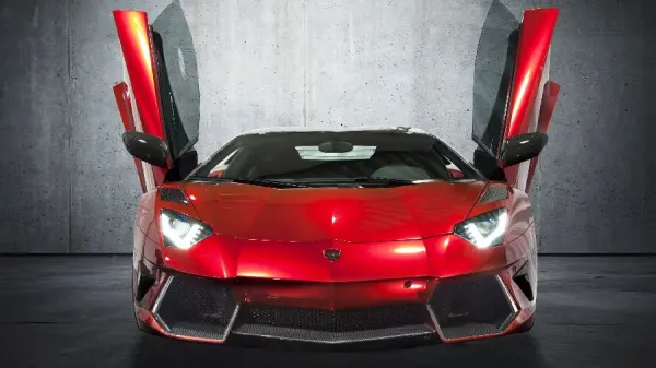  عکس ماشین لامبورگینی قرمز برای پروفایل