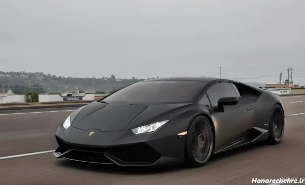  عکس ماشین لامبورگینی سیاه