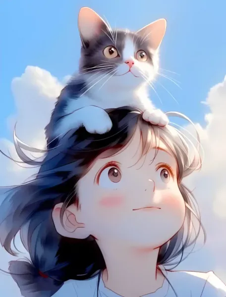 تصویر زمینه کیوت مشکی