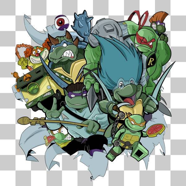  عکس لاک پشت های نینجا برای پروفایل