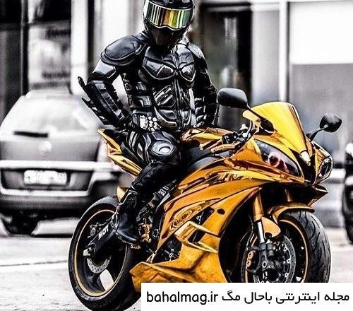  عکس پروفایل پسرانه لاتی با موتور سیکلت