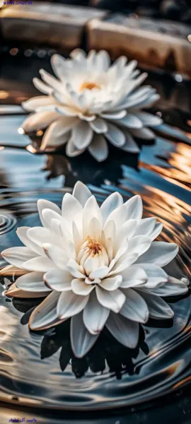  عکس گل نیلوفر آبی برای بک گراند