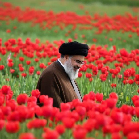  عکس گل لاله قرمز و سفید