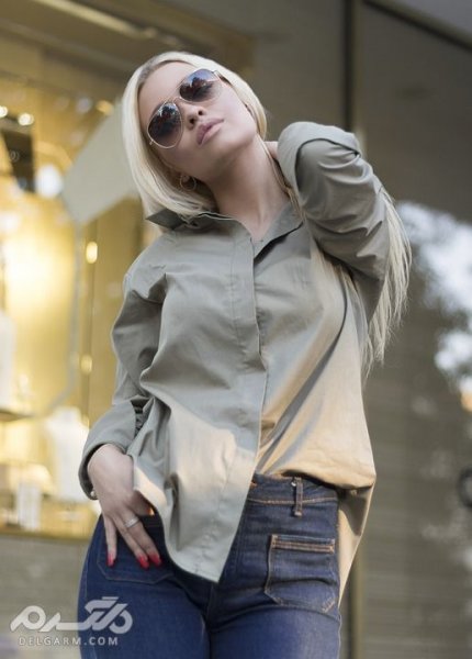  عکس دختر با عینک دودی خارجی