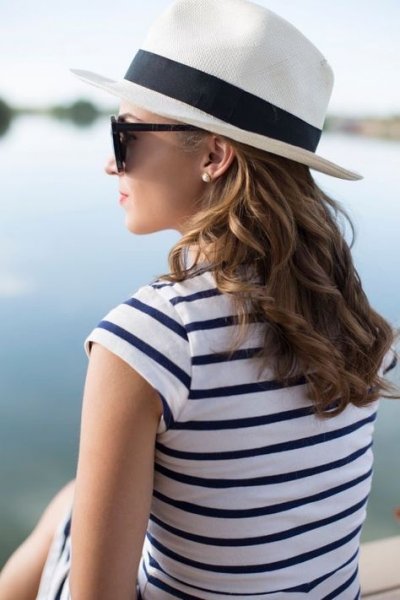  عکس دختر با عینک دودی و کلاه