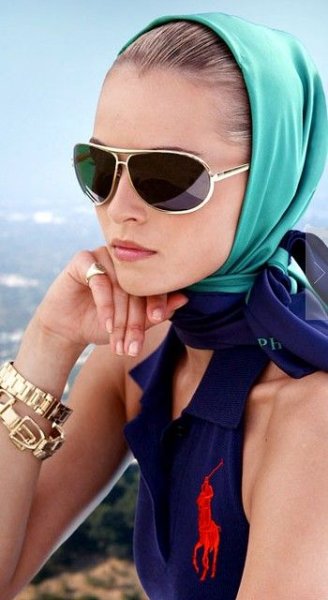  عکس دختر با عینک دودی و کلاه