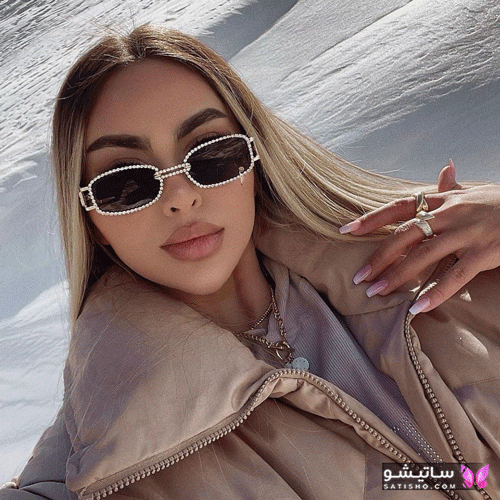  عکس دختر با عینک دودی اینستا