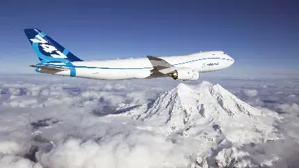  والپیپر آسمان آبی با ابر های سفید