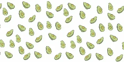  تصویر زمینه سبز میوه آووکادو با کیفیت عالی