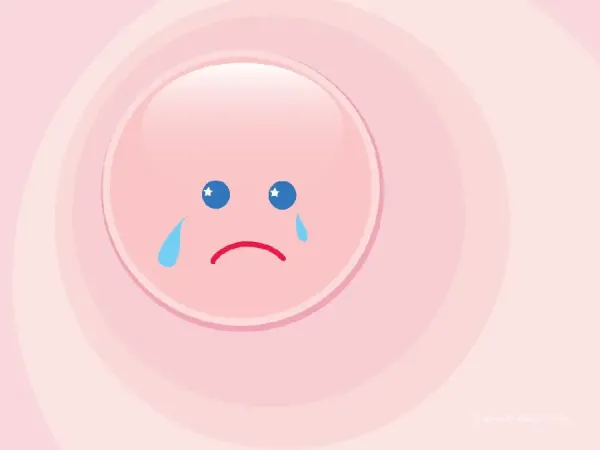  عکس استیکر غمگین گریه