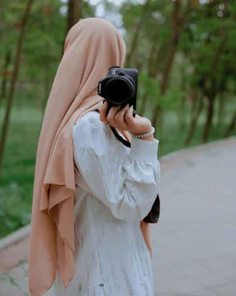 عکس دختر با حجاب خوشگل برای پروفایل بدون چهره