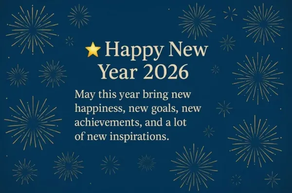  والپیپر تبریک سال 2026 میلادی