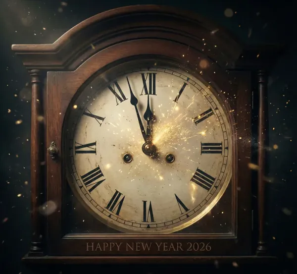  والپیپر تبریک سال 2026 میلادی