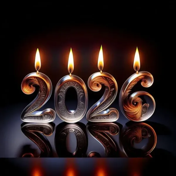  عکس تبریک سال نو میلادی 2026