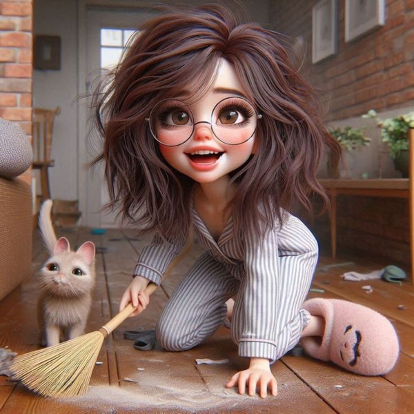  عکس دختر زیبا کارتونی برای پروفایل