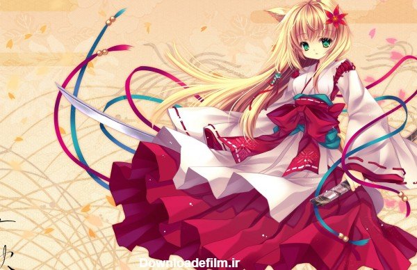  عکس دختر فانتزی کارتونی ژاپنی